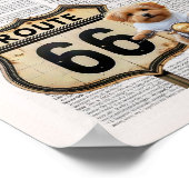 Amerikas Hauptstraße 66 Poster (Ecke)