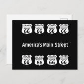 Amerikas Hauptstraße 66 Postkarte (Vorne/Hinten)