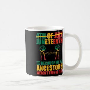 Amerikas Juneteent ist mein Unabhängigkeitstag 1 Kaffeetasse