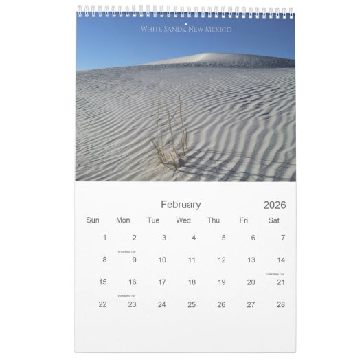 Amerikas Kalender der Nationalparks (Feb 2026)