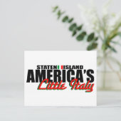 Amerikas kleine italienische Postkarte (Stehend Vorderseite)