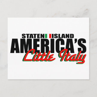 Amerikas kleine italienische Postkarte