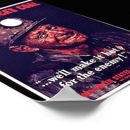 Amerikas Kohle Poster (Ecke)