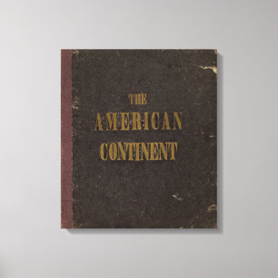 Amerikas Kontinent - Vereinigte Staaten Leinwanddruck