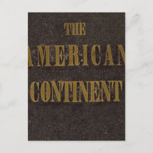 Amerikas Kontinent - Vereinigte Staaten Postkarte