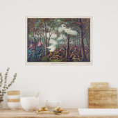 Amerikas Krieg 1812 Schlacht von Tippecanoe Poster (Küche)