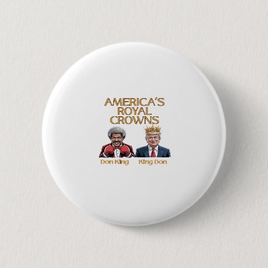 Amerikas Kronen und Don Grafik Button (Vorderseite)