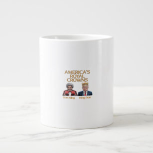 Amerikas Kronen und Don-Grafik Jumbo-Tasse