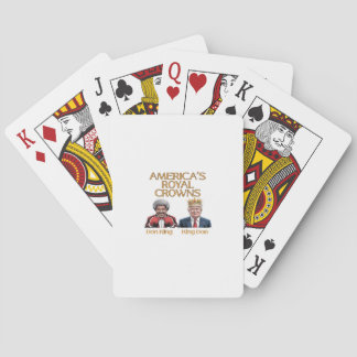 Amerikas Kronen und Don-Grafik Spielkarten