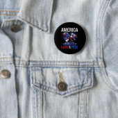 Amerikas Land der 4. Juli Unabhängigkeit Button (Beispiel)