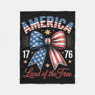 Amerikas Land der freien 1776 4. Juli unabhängig Fleecedecke