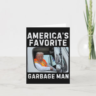 Amerikas Lieblingsmüll Trump Garbage Truck Karte