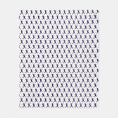 Amerikas Lieblingssportart Fleecedecke (Vorderseite)
