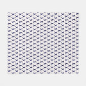 Amerikas Lieblingssportart Fleecedecke (Vorderseite (Horizontal))