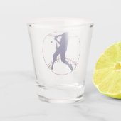 Amerikas Lieblingssportart Schnapsglas (Rückseite)