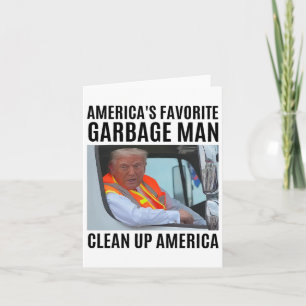 Amerikas liebster Gargenmann säubert Amerika. Karte