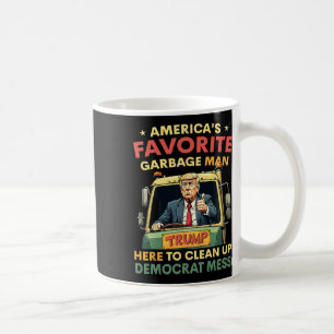 Amerikas liebster Gargenmann Trump fährt in Garge Kaffeetasse