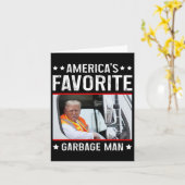Amerikas liebster Müllmann Funny Trump Müll Karte (Gelbe Blume)