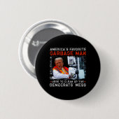 Amerikas liebster Müllmann hier, der aufräumt Button (Vorne & Hinten)