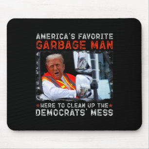 Amerikas liebster Müllmann hier, der aufräumt Mousepad