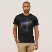 Amerikas majestätischer Elch-T - Shirt (Vorne ganz)