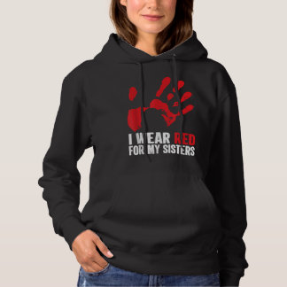 Amerikas MMIW-Bewusstsein - ich trage Rot für mein Hoodie