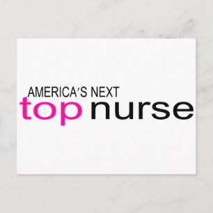 Amerikas nächste Top-Krankenschwester Postkarte