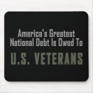 Amerikas nationale Schulden ist Veteranen schuldig Mousepad
