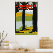 Amerikas Nationalparks Poster (Küche)