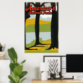 Amerikas Nationalparks Poster (Heimbüro)