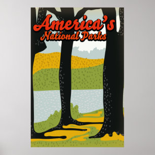 Amerikas Nationalparks Poster