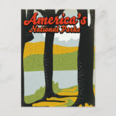 Amerikas Nationalparks Postkarte (Vorderseite)