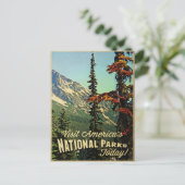 Amerikas Nationalparks Postkarte (Stehend Vorderseite)