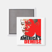 Amerikas Niedergang Magnet (Vorderseite/Rückseite)