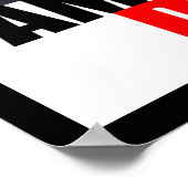 "Amerikas Niedergang" Poster (Ecke)