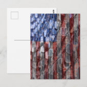 Amerikas Opfer Postkarte (Vorne/Hinten)