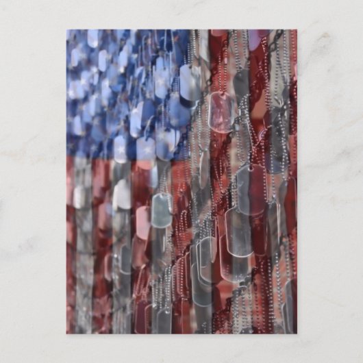 Amerikas Opfer Postkarte (Vorderseite)