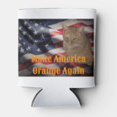 Amerikas Orange-Katzenjubiläum Dosenkühler (Vorderseite)