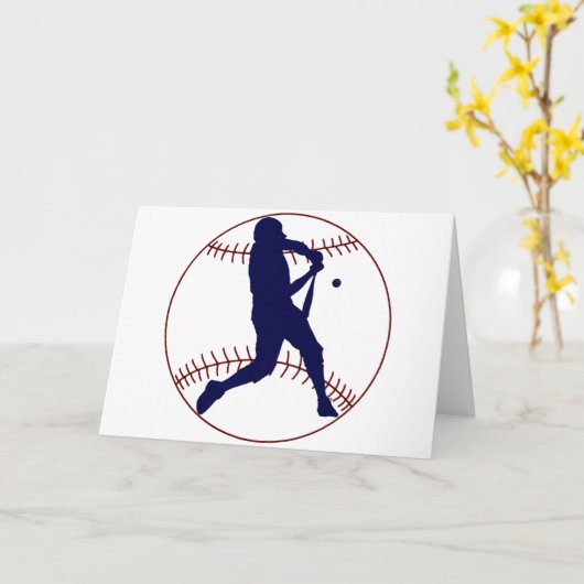 Amerikas Pastime Karte (Gelbe Blume)