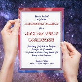 Amerikas Patriotische Veranstaltung - individuelle Einladung