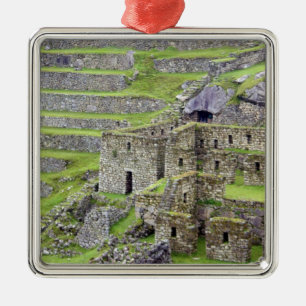 Amerikas, Peru, Machu Picchu. Die antike 2 Ornament Aus Metall