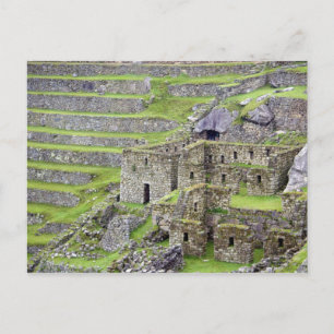 Amerikas, Peru, Machu Picchu. Die antike 2 Postkarte