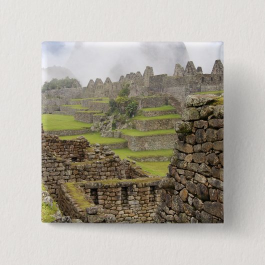 Amerikas, Peru, Machu Picchu. Die antike Button (Vorderseite)