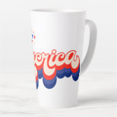 Amerikas Retro Stars Milchtasse (Rechte Ecke)