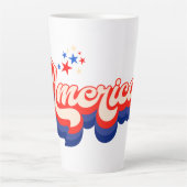 Amerikas Retro Stars Milchtasse (Vorderseite)