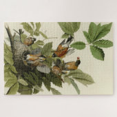Amerikas Robin von Audubons Vögeln Puzzle (Horizontal)