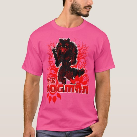 Amerikas Roter Wolf Monster Werewolf Skinwa T-Shirt (Vorderseite)