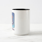 Amerikas Route 66 Zweifarbige Tasse (Mittel)
