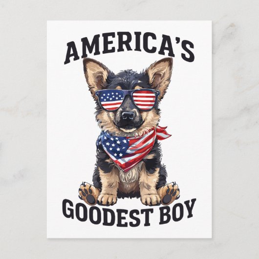 Amerikas schönster Hirte Postkarte (Vorderseite)