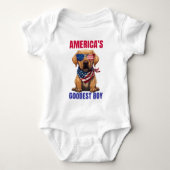 Amerikas schönstes Labrador Baby Strampler (Vorderseite)